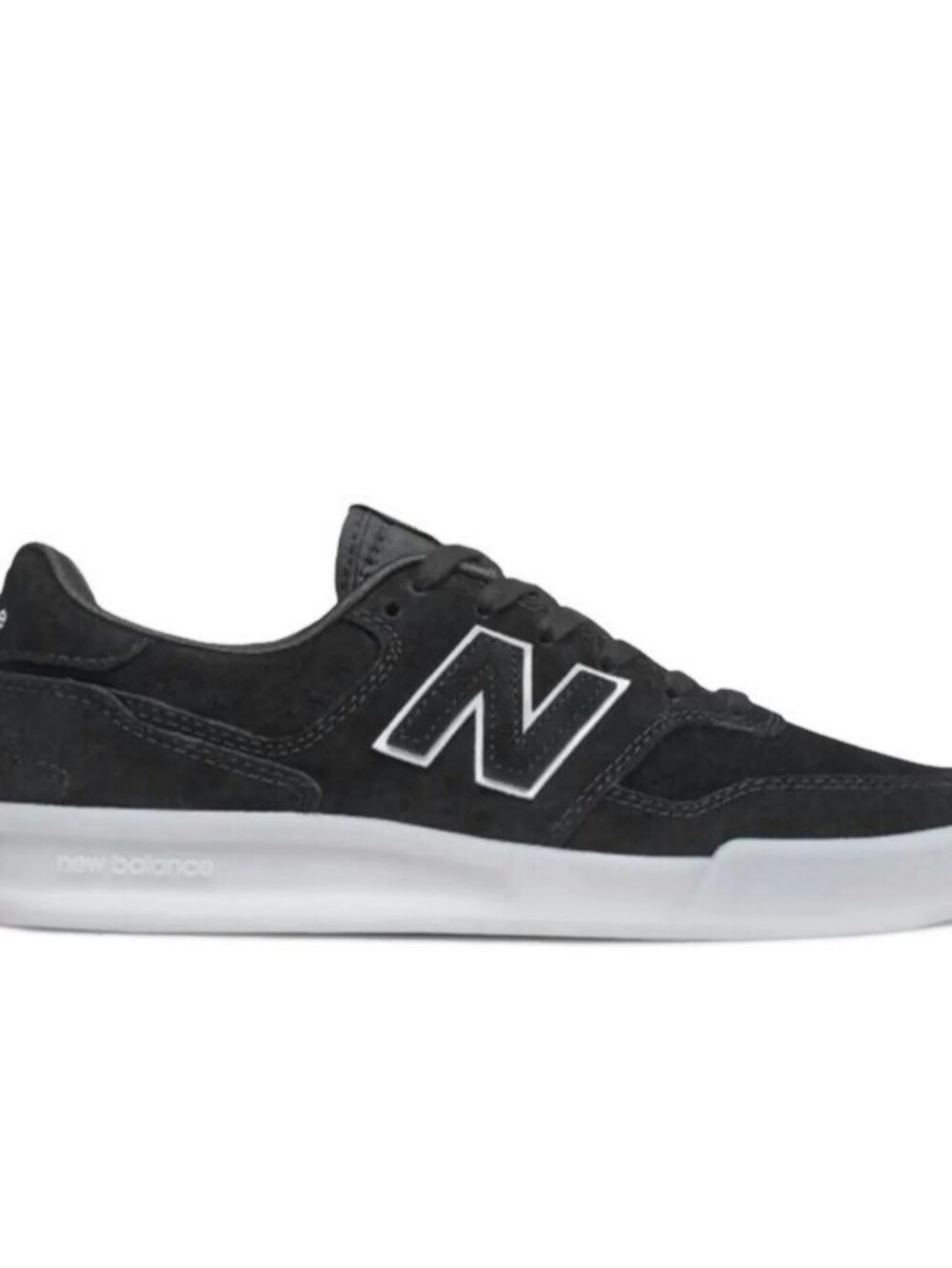 New Balance 300v2 Black Suede Court Sneakers Shoes Women's Size 6.5
